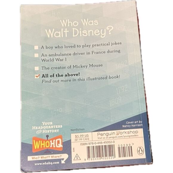 Who was Walt Disney paperback book? - Picture 2 of 3